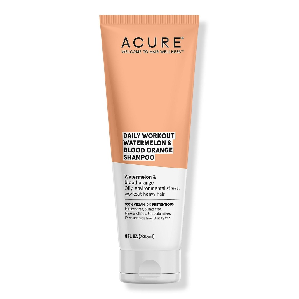 Acure Daily Workout Watermelon & Blood Orange Shampoo