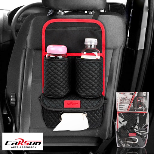[XO51] حامل مناديل وزجاجات كارسون للسيارة