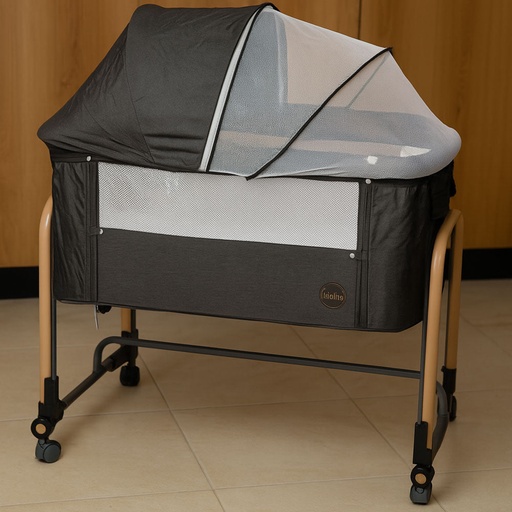 [DL08-BJJ628] سرير أطفال مع غطاء بجانب السرير قابل للطي من Kidilo