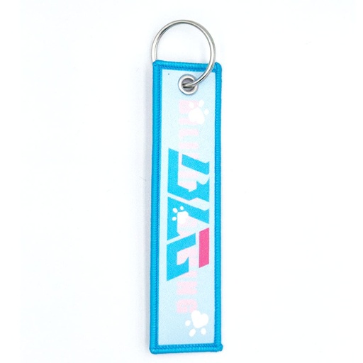 [AL100-7] سلسلة مفاتيح مطرزة على علامات الرسوم المتحركة اليابانية